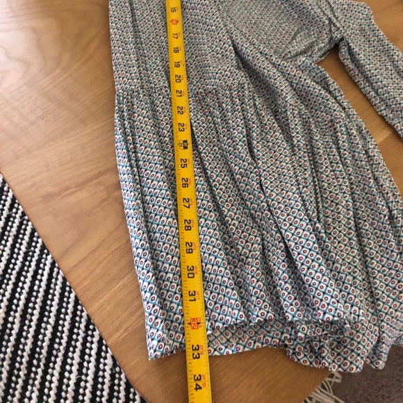 Lucky brand|Comfy pale blue geometric print long sleeve sleep shirt •••Large - Picture 10 of 10